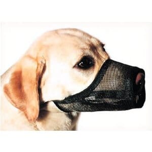 Coastal Best Fit Adjustable Mesh Dog Muzzle - Black - Size 4 - 6 Inch Default Title