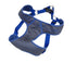 Coastal Comfort Soft Sport Wrap Adjustable Mesh Dog Harness Gray/Blue Large - 28-36 Inch
