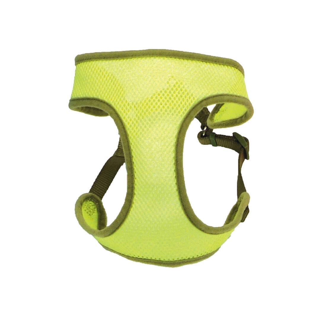 Coastal Comfort Soft Wrap Adjustable Dog Harness Lime Small