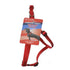 Coastal Comfort Wrap Adjustable Nylon Dog Harness - Red - Extra Small - L:12-18 X W:3/8 Inch Default Title