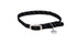Coastal ElastaCat Reflective and Safety Stretchy Cat Collar with Reflective Charm - L:10 X W: 3/8 Inch Black