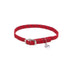 Coastal ElastaCat Reflective and Safety Stretchy Cat Collar with Reflective Charm - L:10 X W: 3/8 Inch Red