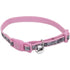 Coastal Lazer Bright Reflective Breakaway Cat Collar with Bell - L:8-12 X W:3/8 Inch Pink Heart