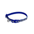 Coastal Lazer Bright Reflective Breakaway Cat Collar with Bell - L:8-12 X W:3/8 Inch Purple Animal Print