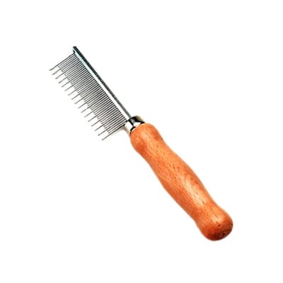 Coastal Safari Cat Shedding Comb with Wooden Handle Default Title