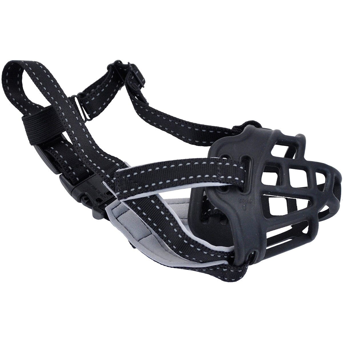 Coastal Soft Basket Dog Muzzle - Black Size 1