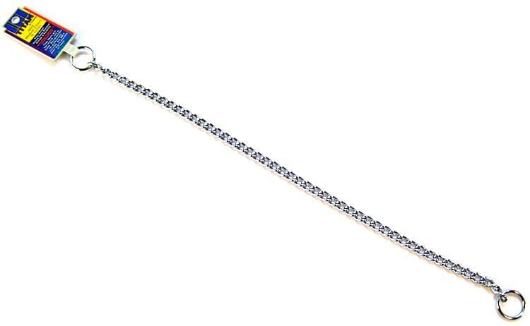 Coastal Titan Metal Choke Training Dog Collar - Chrome L:18 Inch X W:2.5 MM