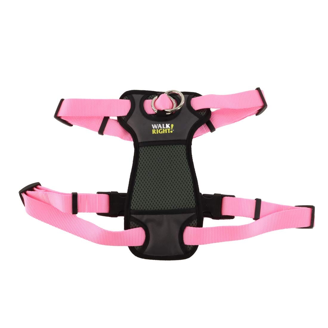 Coastal Walk Right No-Pull Padded Dog Harness Pink Large (26-38")