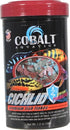 Cobalt Aquatics Cichlid Premium Freeze-Dried Fish Food Flakes with Probiotics 1.2 Ounce