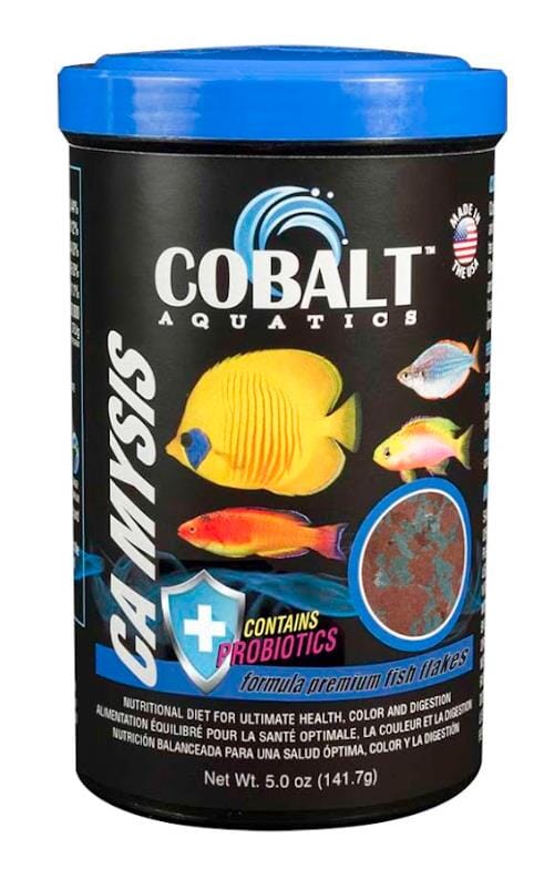 Cobalt Aquatics Mysis Flake Formula Fresh and Saltwater Fish Food - 5 Oz  