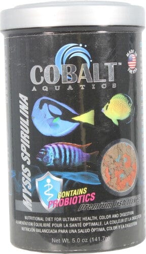Cobalt Aquatics Mysis Spirulina Premium Freeze-Dried Fish Food Flakes - 5 Oz Default Title