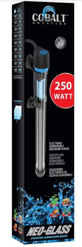 Cobalt Aquatics Neo-Glass Aquarium Heater - 250WT  