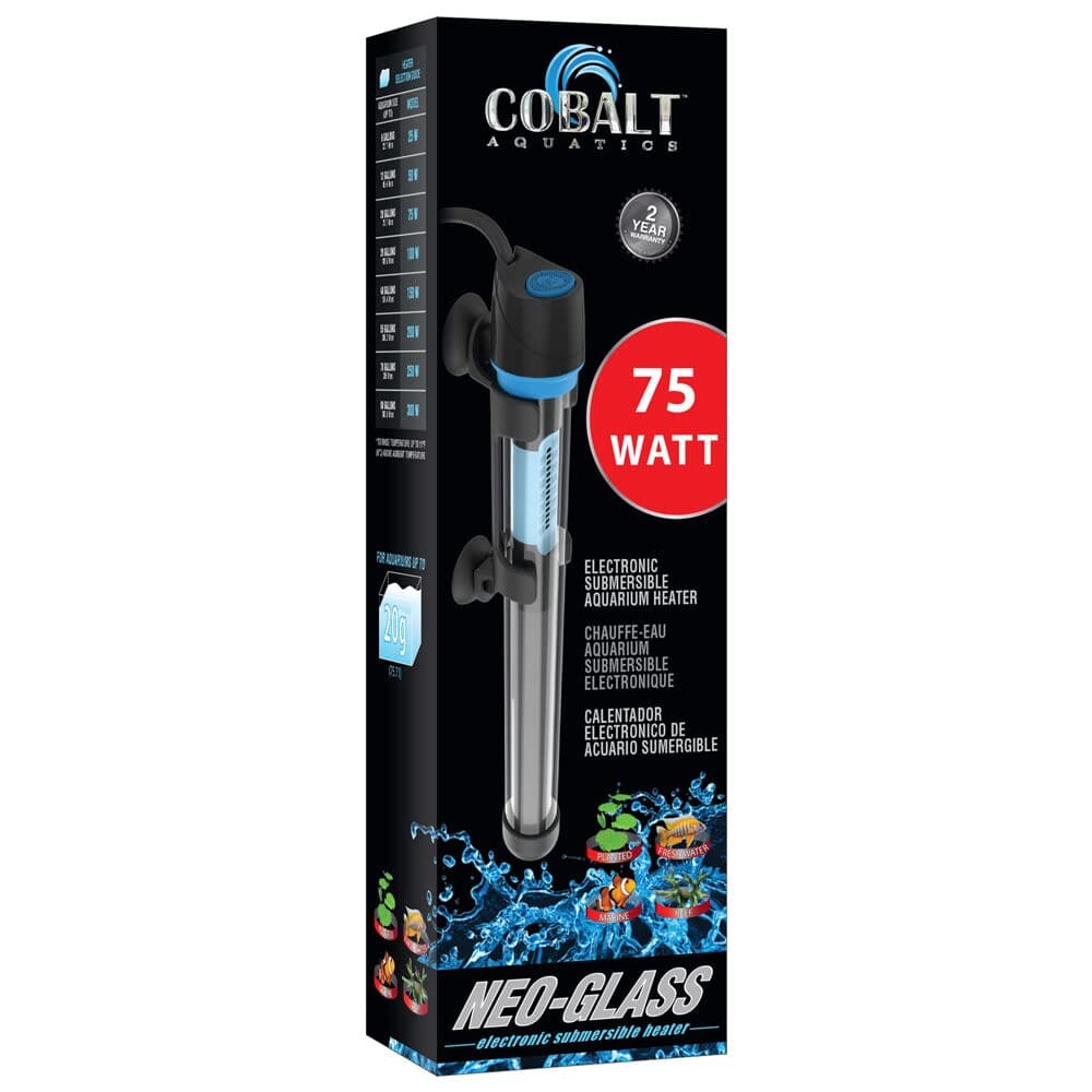 Cobalt Aquatics Neo-Glass Aquarium Heater - 75WT  