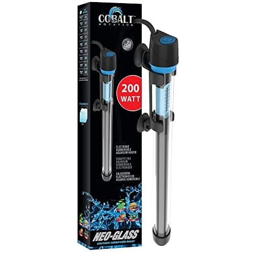 Cobalt Aquatics Neo-Glass Submersible Aquarium Heater - 200 Watt - Up to 55 Gallons Default Title