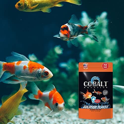 Cobalt Aquatics Select Goldfish Color Enhancing Freeze-Dried Tropical Frish Food Flakes