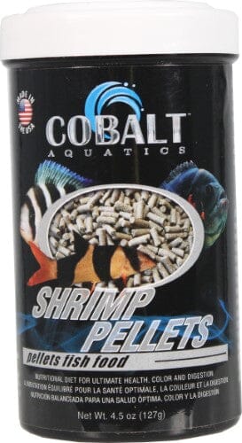 Cobalt Aquatics Sinking Shrimp Pellets Freeze-Dried Tropical Fish Food 4.5 Ounce