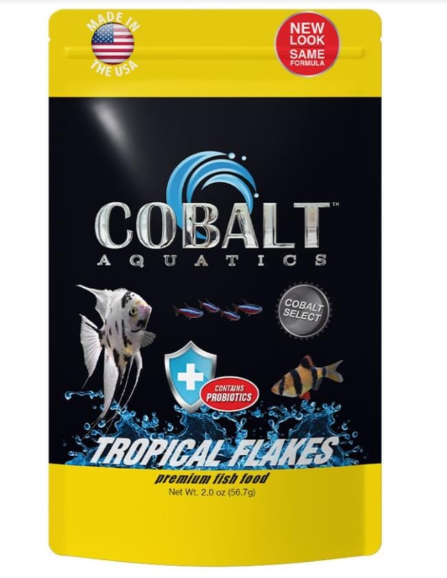 Cobalt Aquatics Tropical Flakes Freshwater Fish Food - 2 Oz  