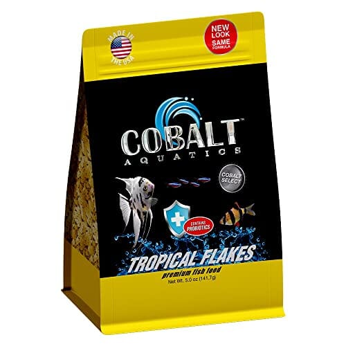 Cobalt Aquatics Tropical Flakes Freshwater Fish Food - 2 Oz  