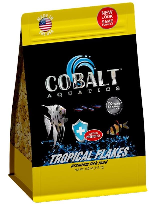 Cobalt Aquatics Tropical Flakes Freshwater Fish Food - 5 Oz  