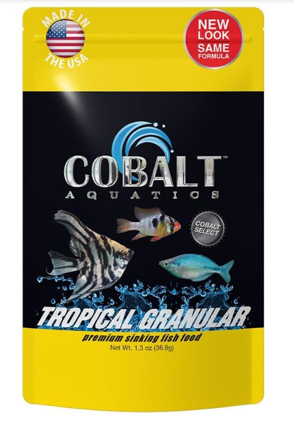 Cobalt Aquatics Tropical Granular Freshwater Fish Food - 1.3 Oz  