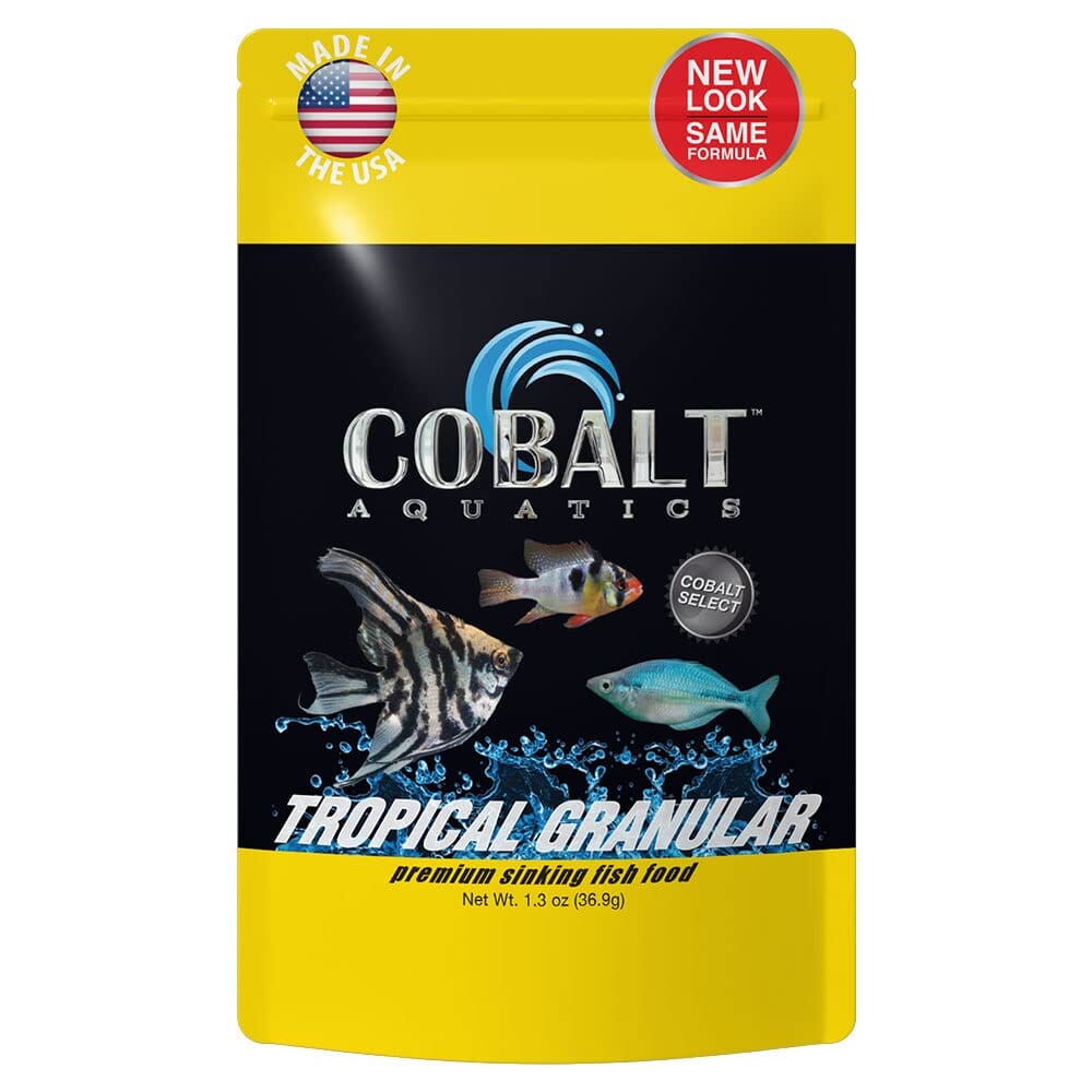 Cobalt Aquatics Tropical Granular Freshwater Fish Food - 1.3 Oz  