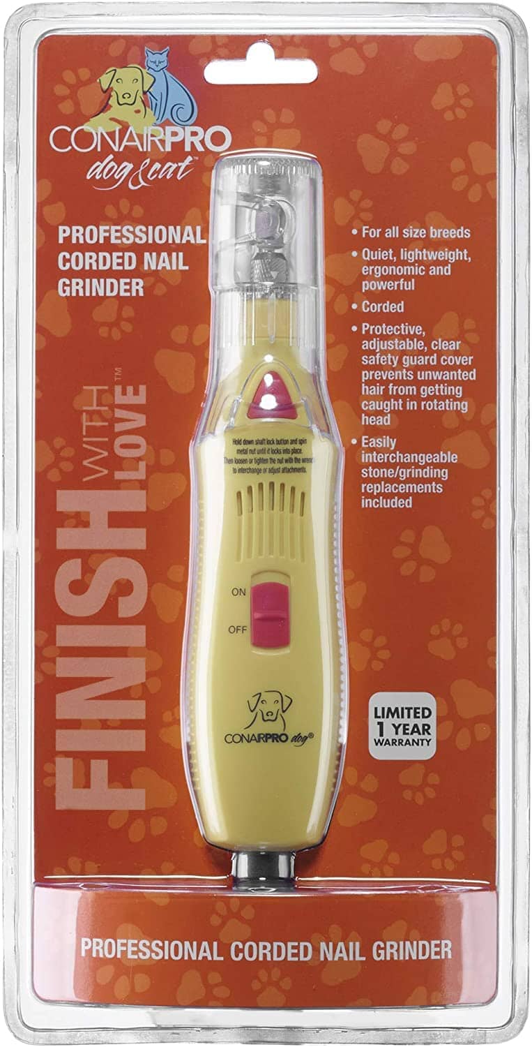 CONAIR PRO LED Cat and Dog Nail Grinder  