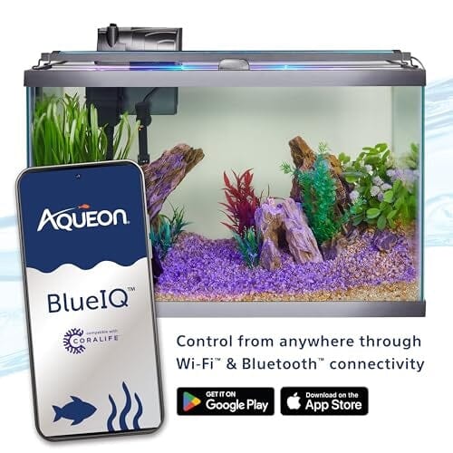 Coralife Seascape Wifi and Bluetooth Smart Programmable Saltwater and Freshwater LED Light Fixture