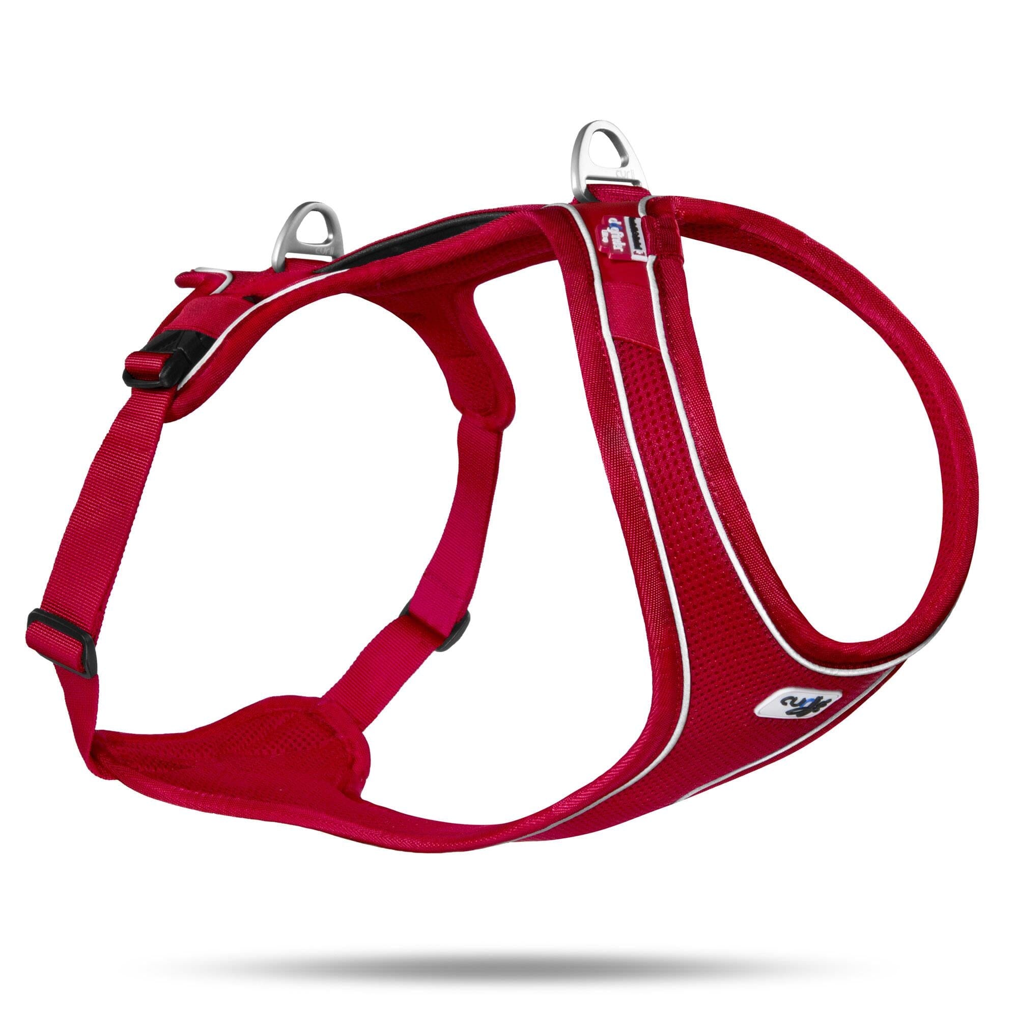 Curli Belka Comfort Dog Harness - Red - Extra Small  