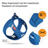 Curli Clasp Mesh Vest Dog Harness - Blue - Medium  