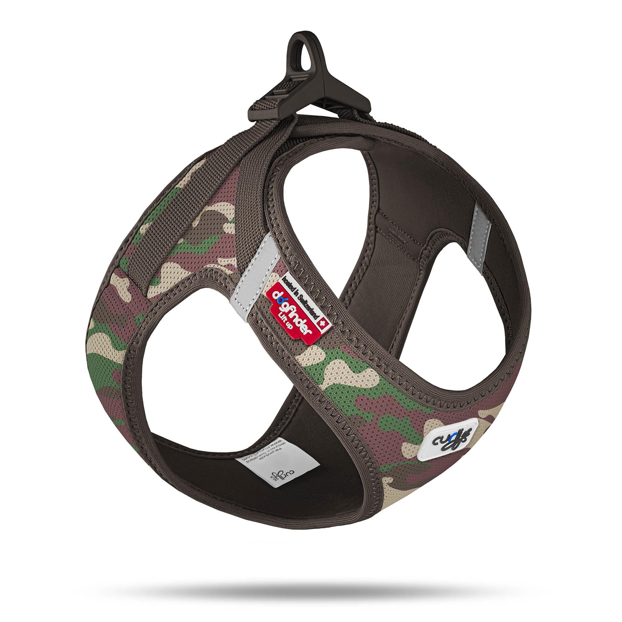 Curli Clasp Mesh Vest Dog Harness - Camo - Medium  