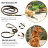 Curli Leather Adjustable Dog Leash - Brown Small  