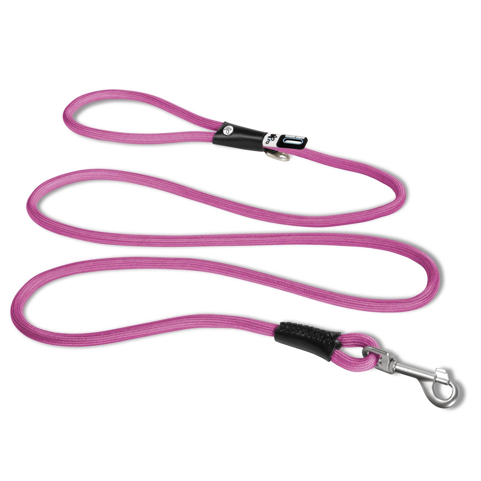 Curli Stretch Comfort Dog Leash Fuschsia - Medium  