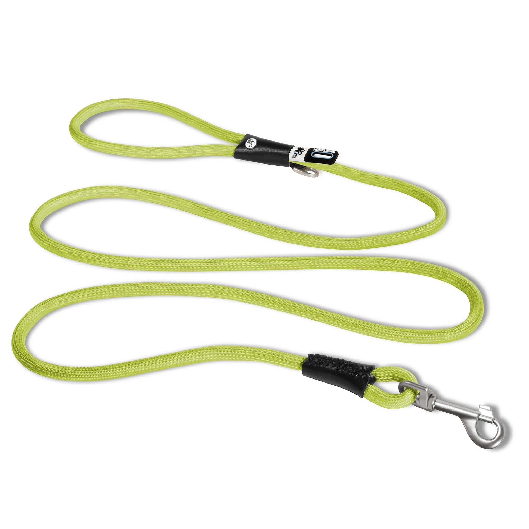 Curli Stretch Comfort Dog Leash - Lime - Large  