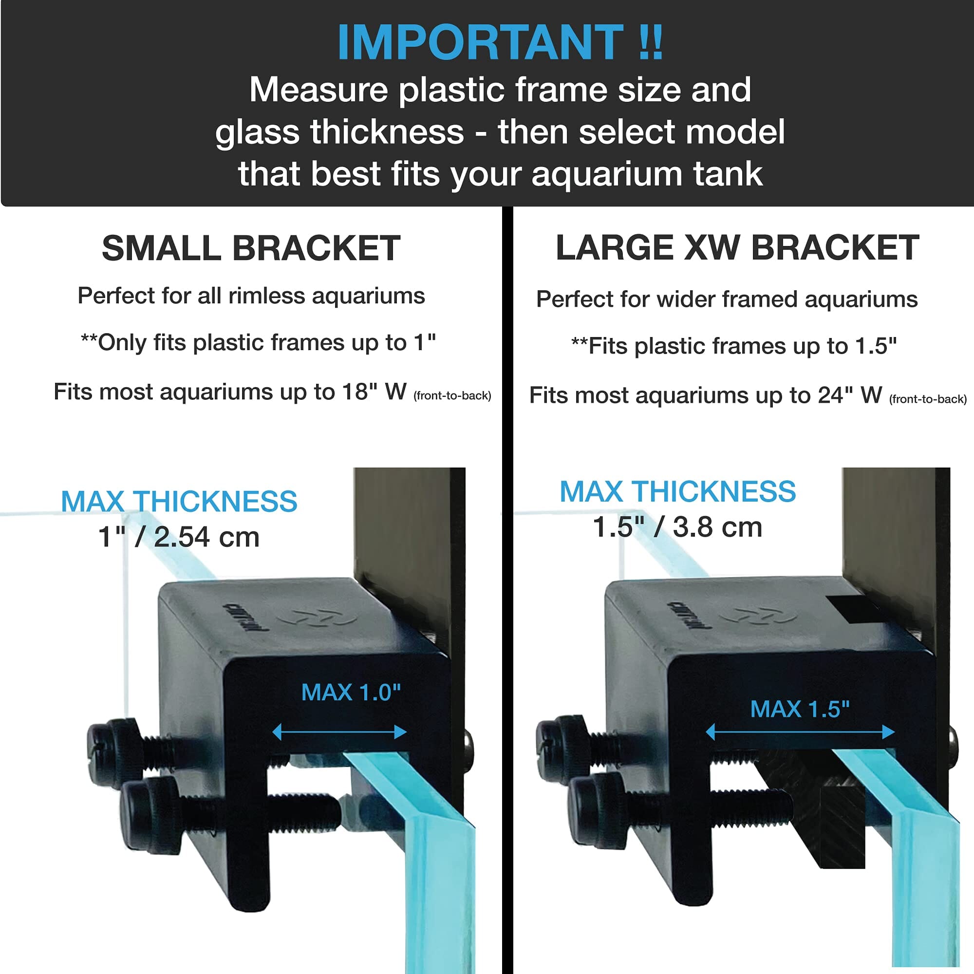 Current USA Orbit LED Adjustable Aquarium Mount Bracket  