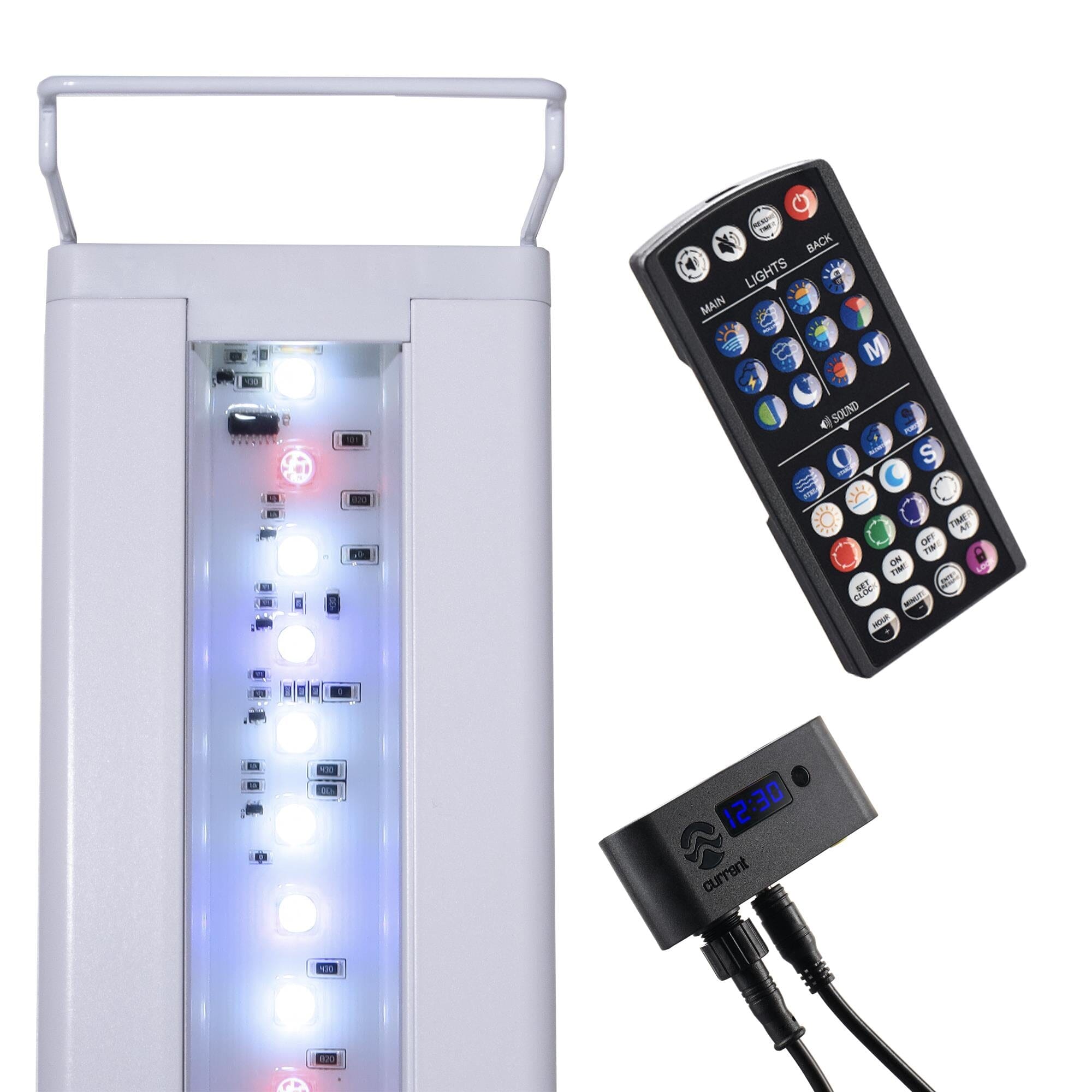 Current USA Serene Sun Freshwater LED Light with 24-Hour Remote Control - 18-24