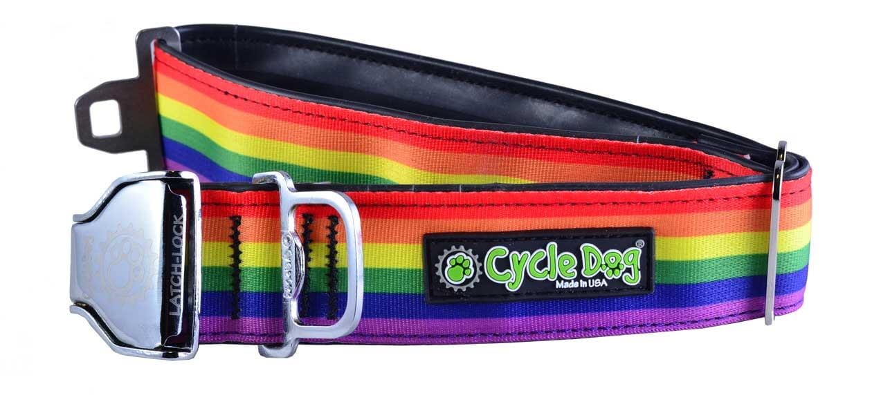 Cycle Dog Earth-Friendly Fatty Dog Collar - Pride - Large  