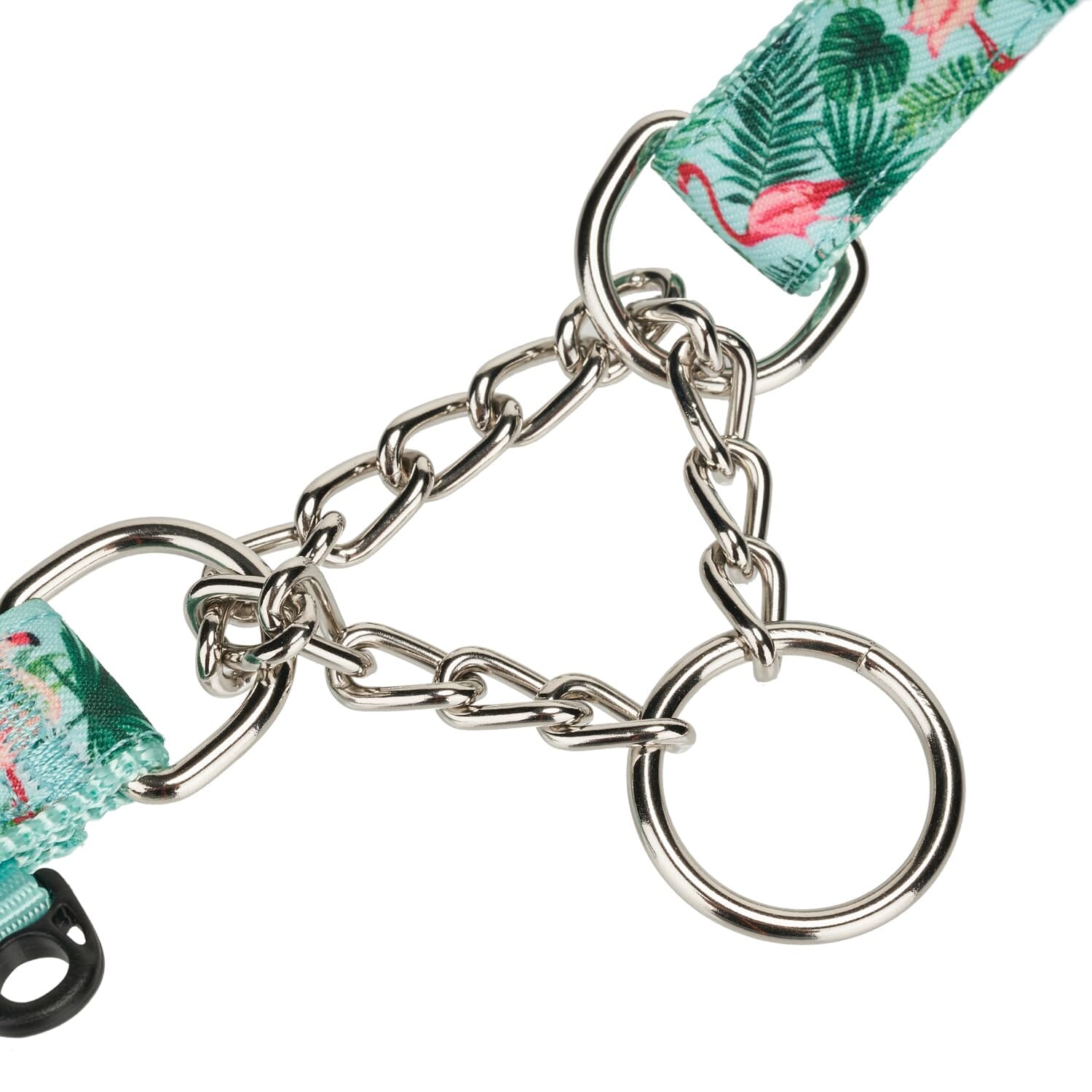 Cycle Dog Earth-Friendly Fatty Martingale Dog Collar - Flamingo - Large  