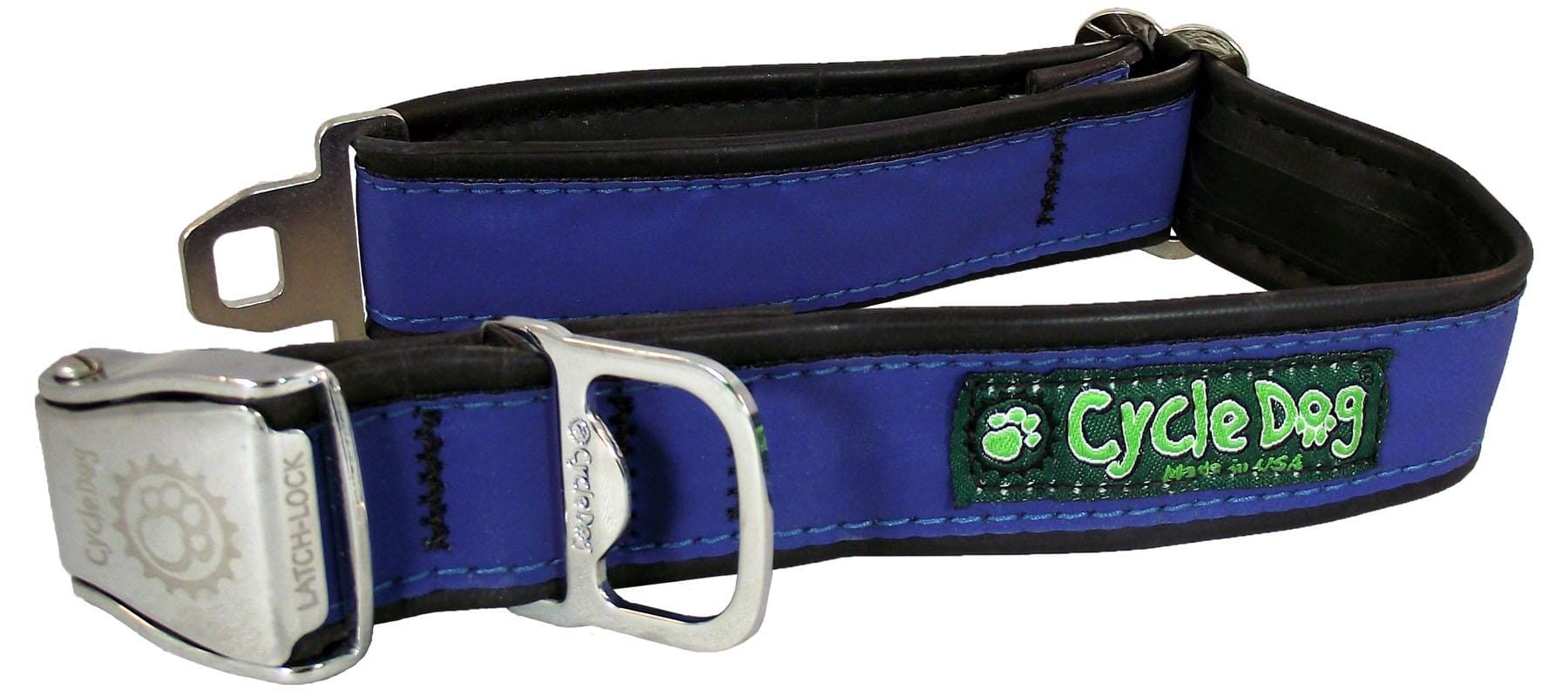 Cycle Dog Regular Earth-Friendly Dog Collar - Blue - Large  