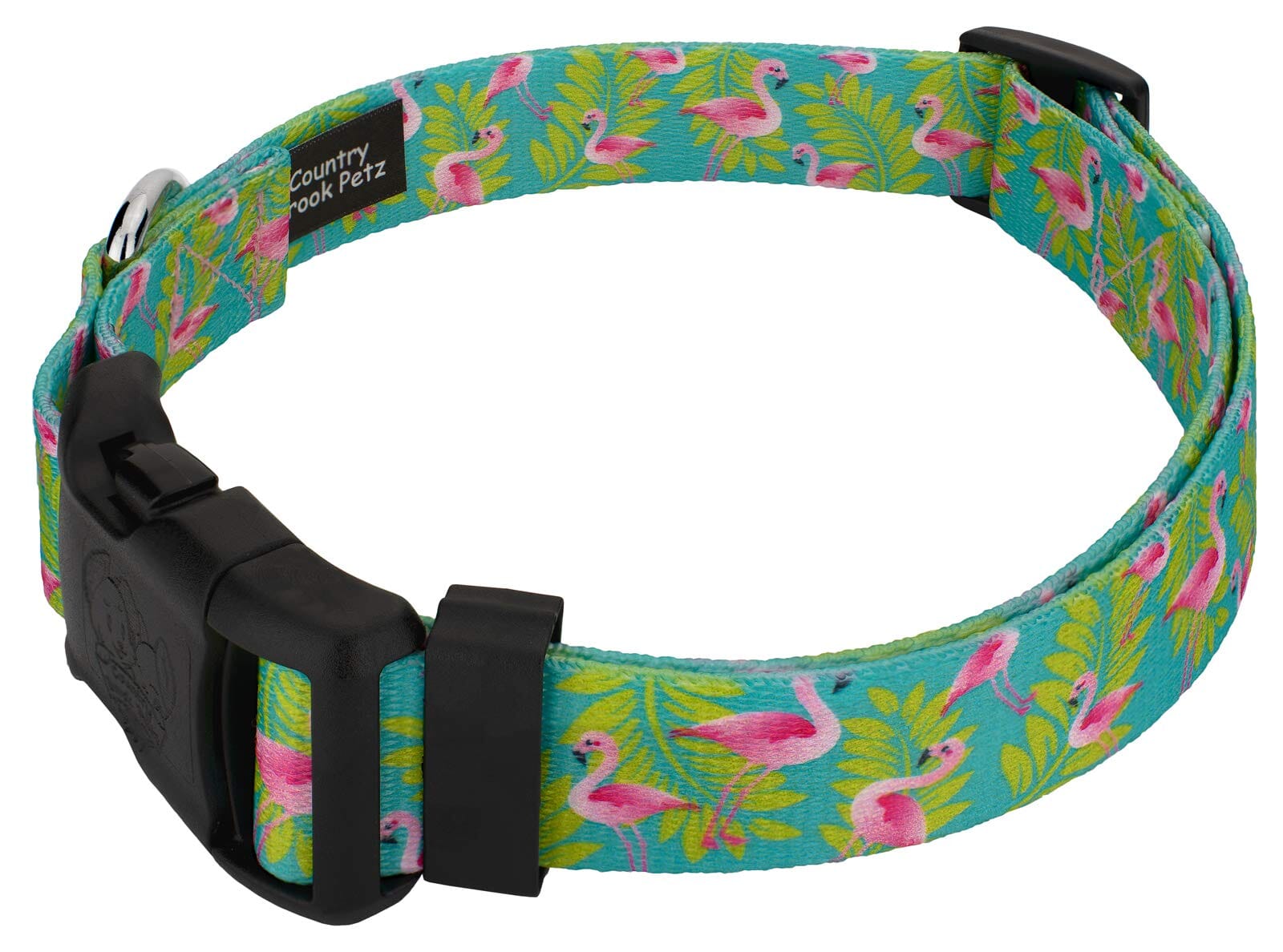 Cycle Dog Regular Earth-Friendly Dog Collar - Flamingo - Medium  