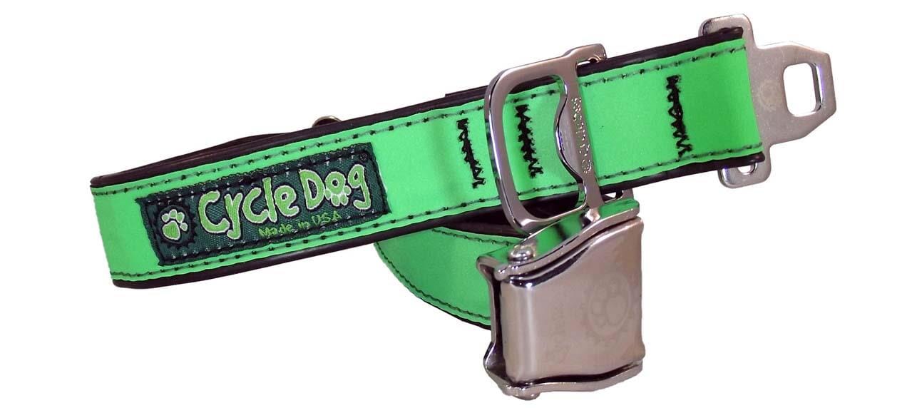 Cycle Dog Regular Earth-Friendly Dog Collar - Green - Large  