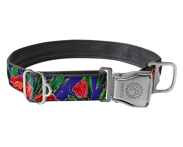 Cycle Dog Regular Earth-Friendly Dog Collar - Red Tulip - Medium  