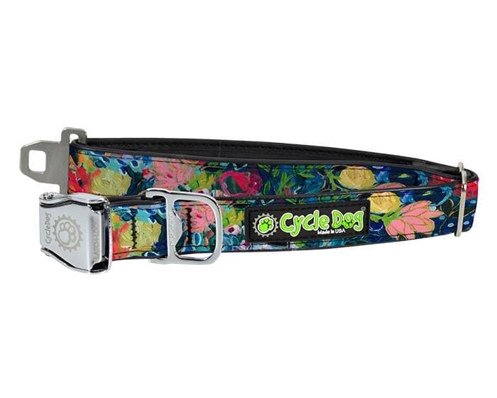 Cycle Dog Regular Earth-Friendly Dog Collar - Water Lily - Large