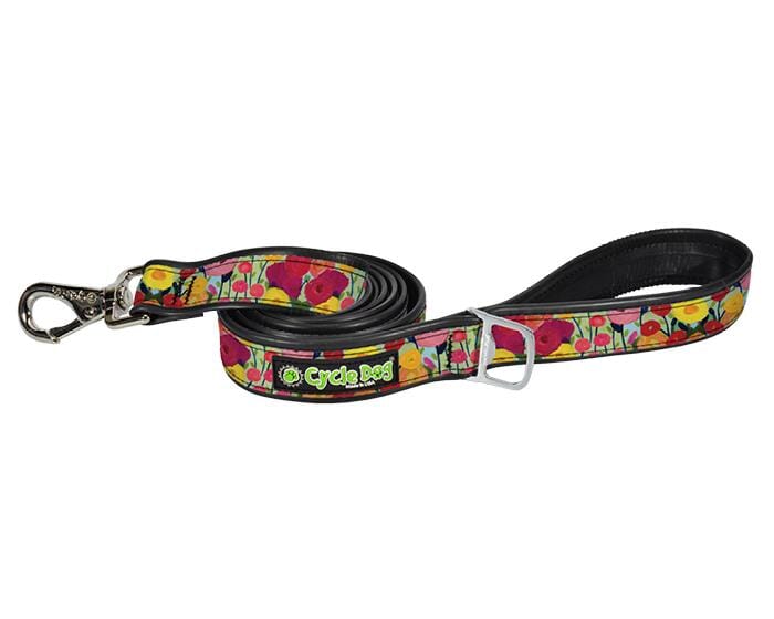 Cycle Dog Regular Earth-Friendly Dog Leash - Flower - 6' Feet  