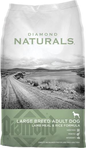 Diamond Naturals Adult Large-Breed High-Protein Lamb and Rice Dry Dog Food - 40 Lbs  