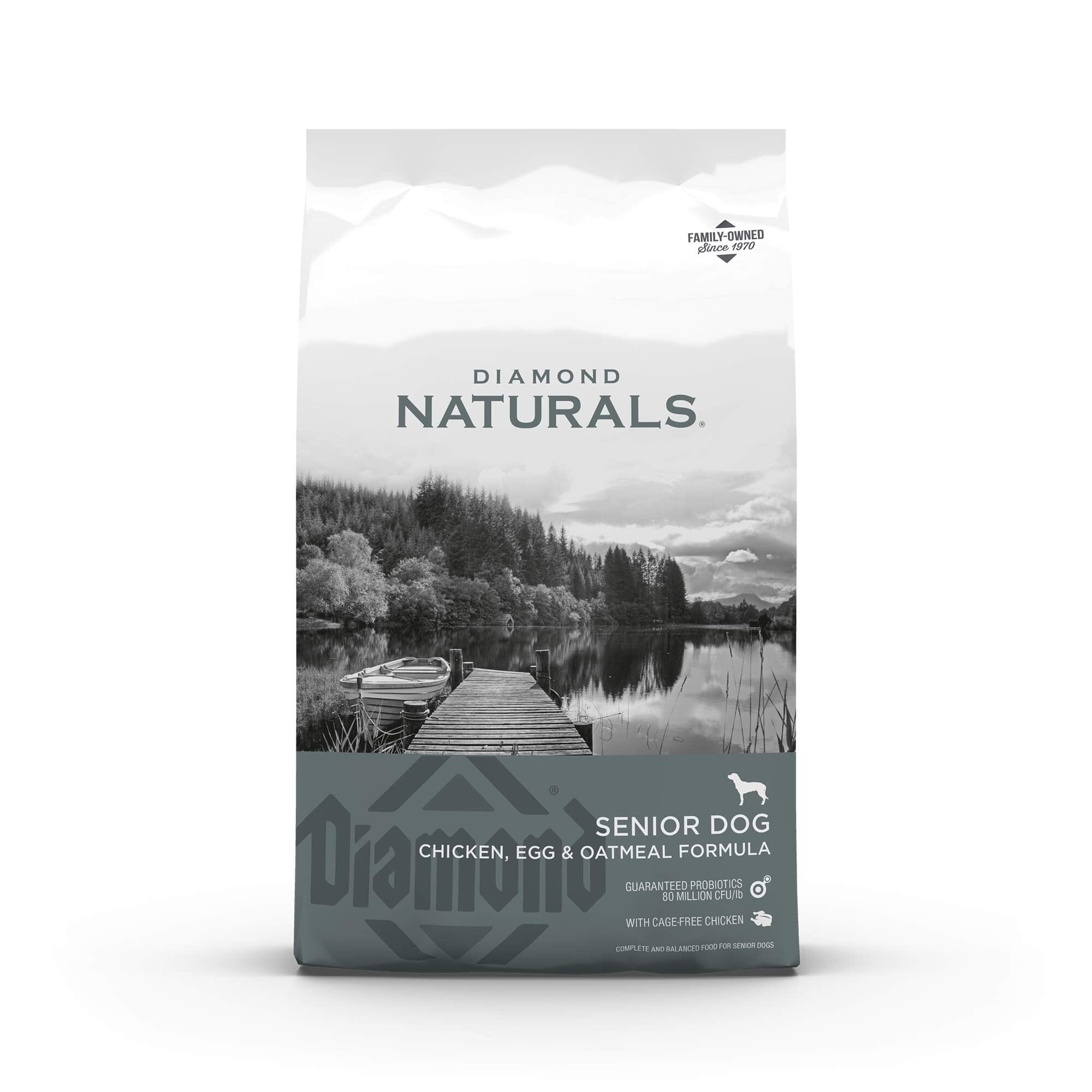 Diamond Naturals Senior Chicken, Egg & Oatmeal Dry Dog Food  