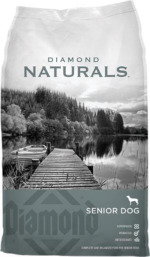 Diamond Naturals Senior Real-Meat Recipe with Cage-Free Chicken Dry Dog Food - 35 Lbs  