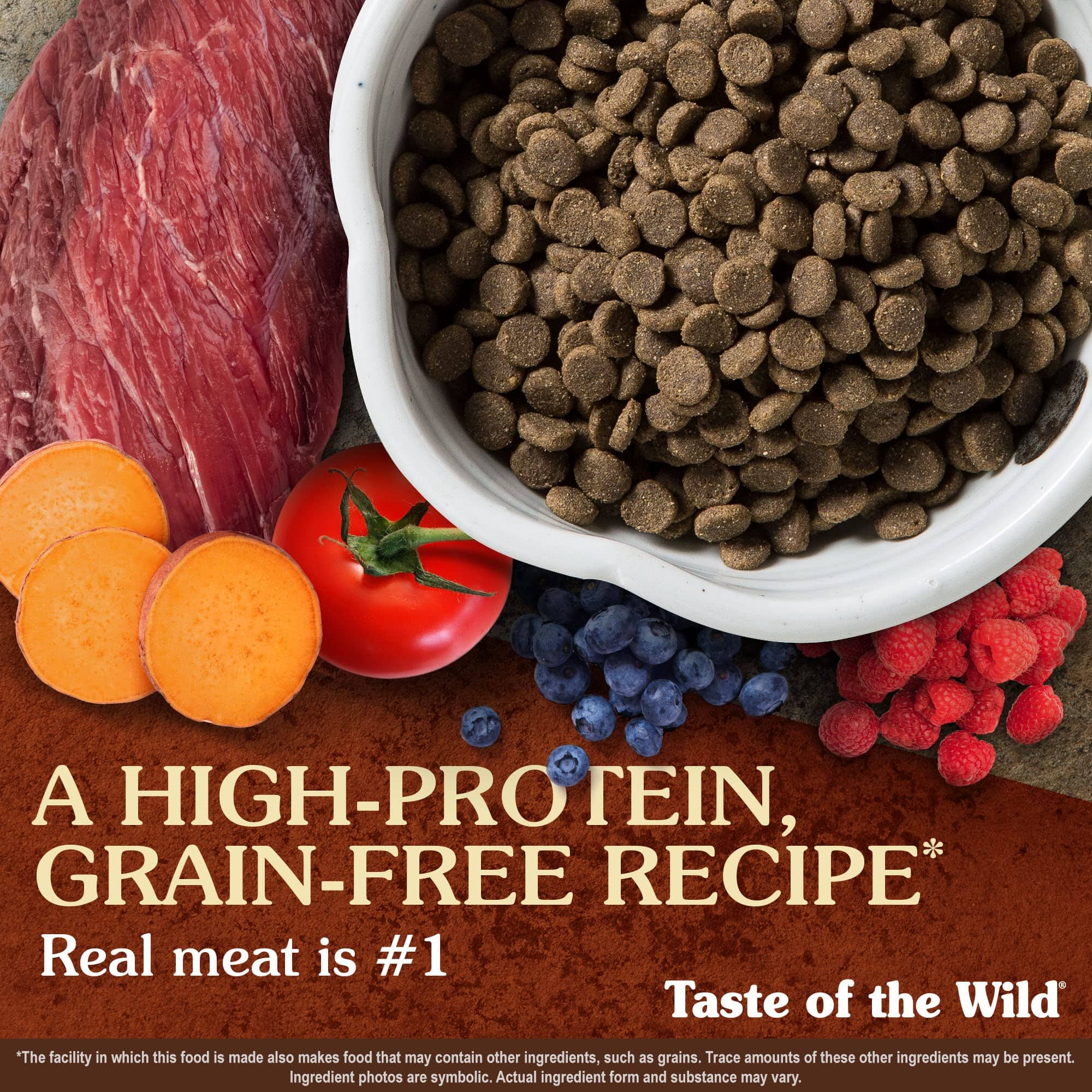 Diamond Pet Foods Taste of the Wild Grain-Free Roasted Bison and Venison High Prairie Dry Dog Food  