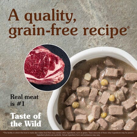 Diamond Pet Foods Taste of the Wild Grain-Free Sierra Mountain Lamb with Gravy Canned Dog Food - 13.2 Oz - Case of 12