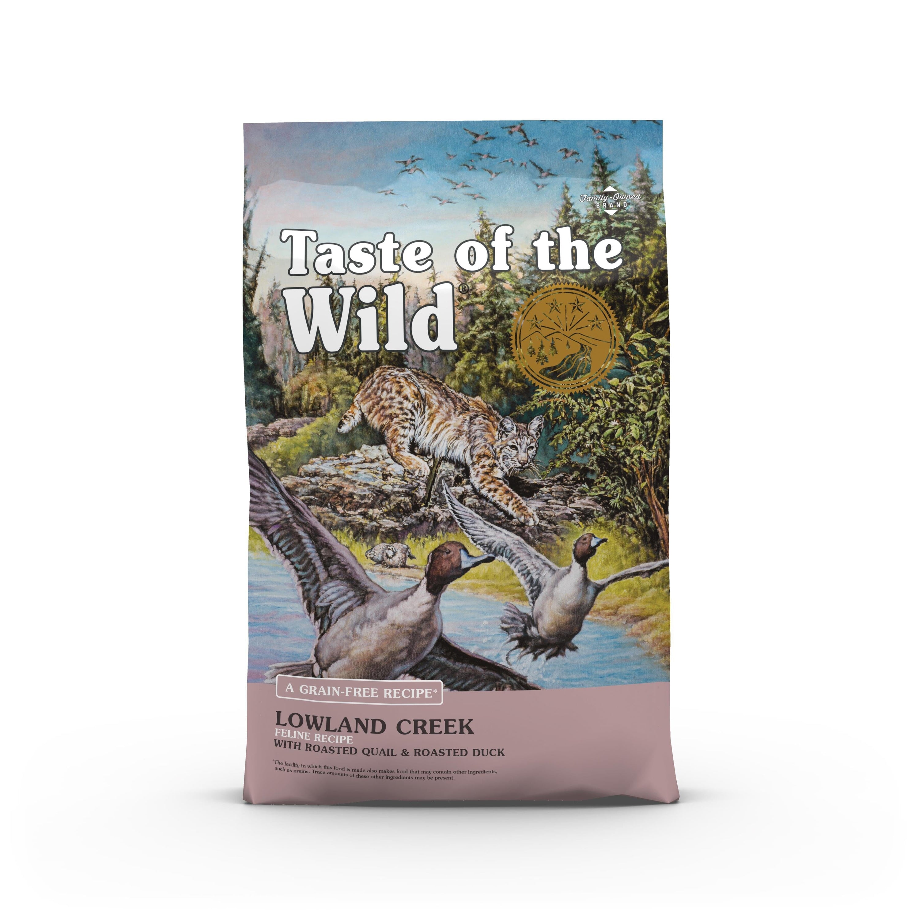 Diamond Pet Foods Taste of the Wild Lowland Creek Feline Real Meat Recipe with Superfoods and Anti-oxidants Dry Cat Food  