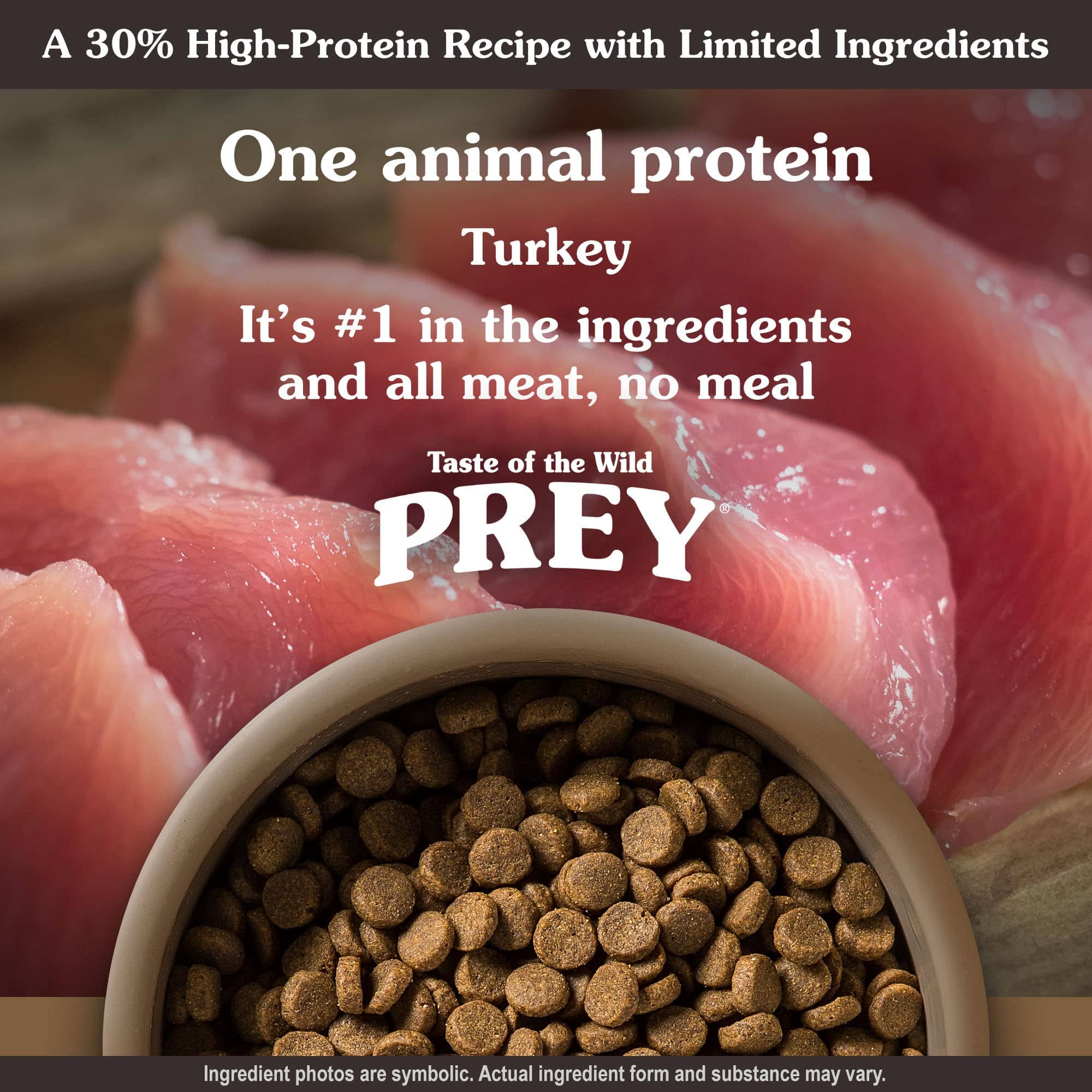 Diamond Pet Foods Taste of the Wild Prey Grain-Free and Limited Ingredient Diet Turkey Dry Dog Food  